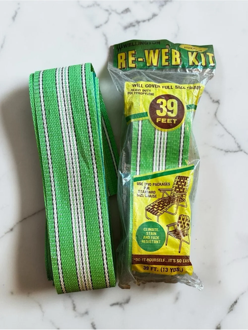 Huge Lot Re-Webbing Kits Vintage NOS Lawn Chair Strap Replacements Various Sets